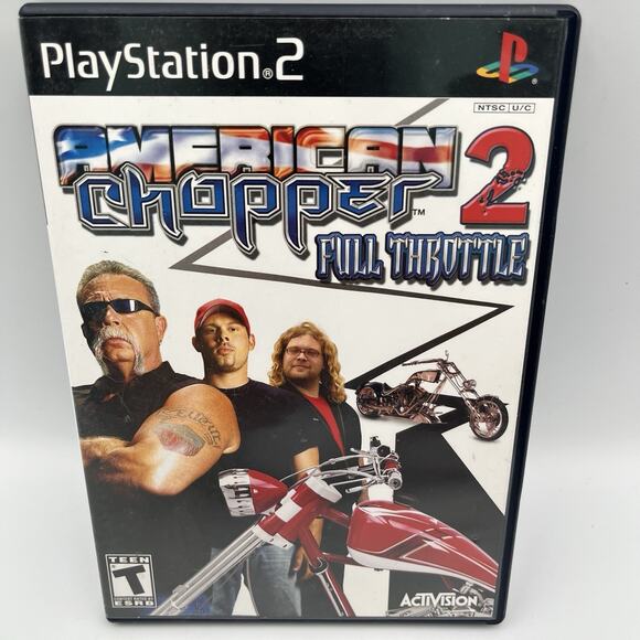 American Chopper 2: Full Throttle (Sony PlayStation 2, 2005) Complete - Picture 1 of 8